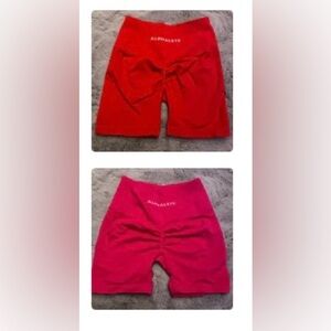 Alphalete Amplify 2 pairs shorts bundle XS